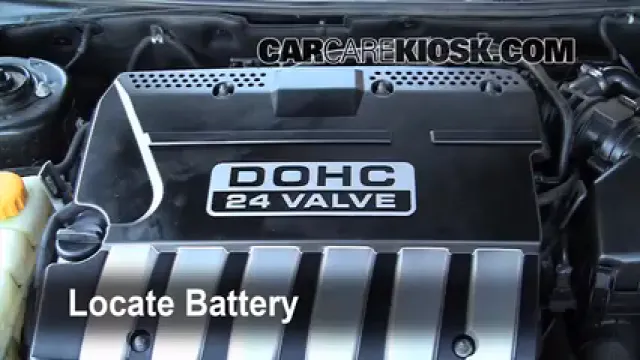 2004 Suzuki Verona LX 2.5L 6 Cyl. Batterie Changement